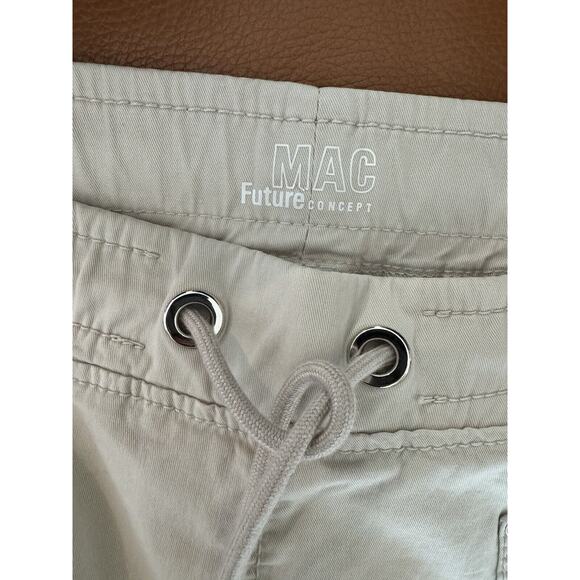 Mac Jeans Future Concept 2.08 Casual Canvas Utility Cropped Khaki Pants Sz 32 - Picture 10 of 11